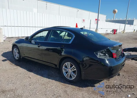 2013 Infiniti G37X z USA, uszkodzony, nr VIN JN1CV6AR7DM357336